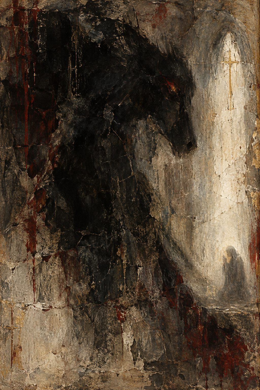 Ilustrace k pověsti Černý pes