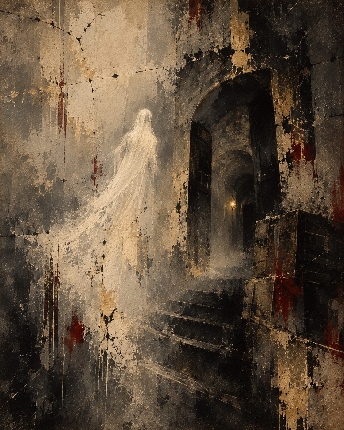 Ilustrace k pověsti Strašidlo v zásobárně