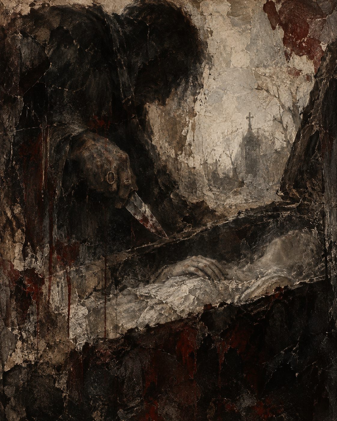 Ilustrace k pověsti Dům U Mrtvého pekaře