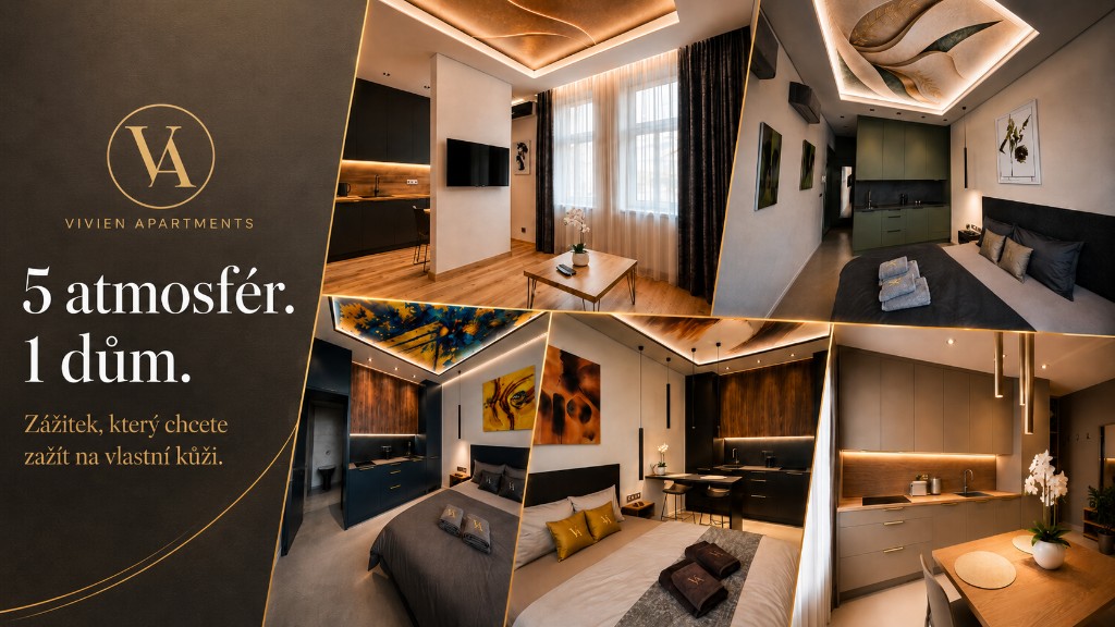 Vivien Apartments — 5 atmospheres, 1 house