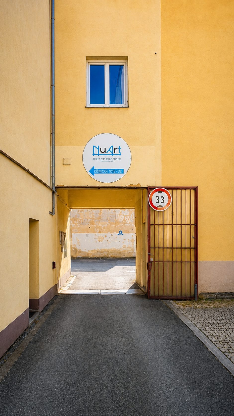 Drive through the passage