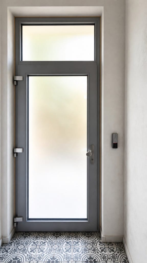 Glass door